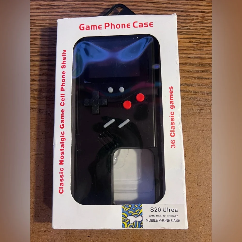 Classic Nostalgic Game Cell Phone Case Samsung Galaxy S20 Ultra Black New In Box